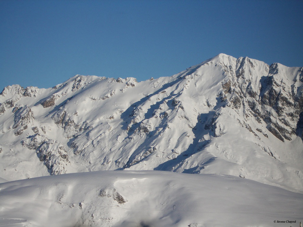 l'Arbizon sous la neige